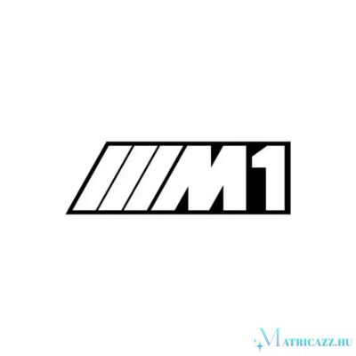 BMW matrica M1 logó