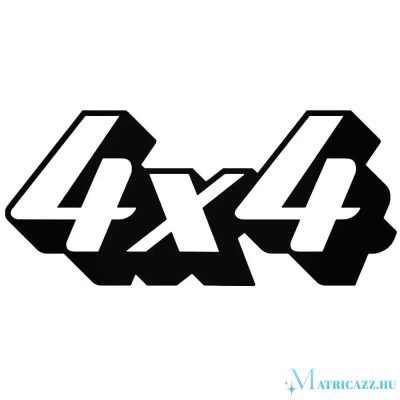 4x4 "10" - Szélvédő matrica