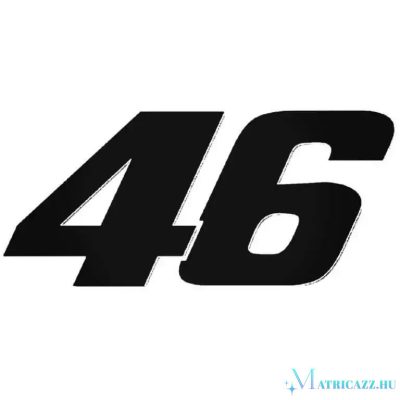 46 felirat - Szélvédő matrica
