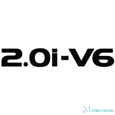 2.01-V6 - Szélvédő matrica