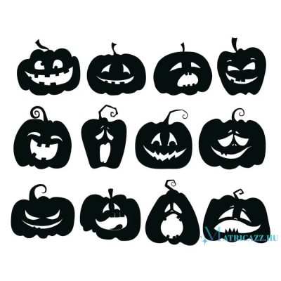 Tökfej szett matrica (30 cm)