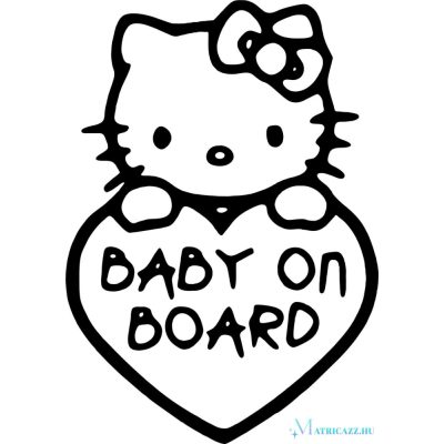 Hello Kitty Baby on Board autómatrica