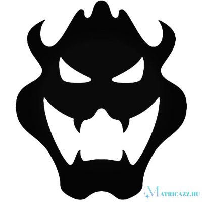 Super Mario Bowser fej matrica