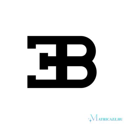 Bugatti logó - Szélvédő matrica