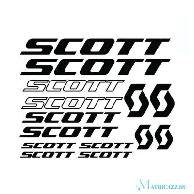 SCOTT "1" matrica szett