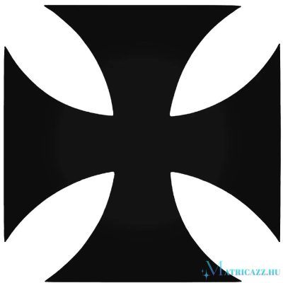 Vaskereszt matrica "3"