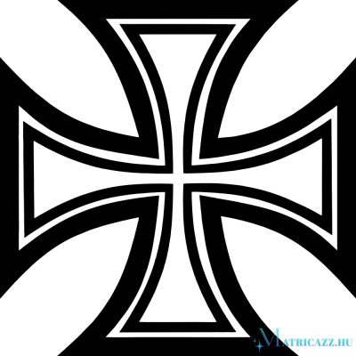 Vaskereszt matrica "7"