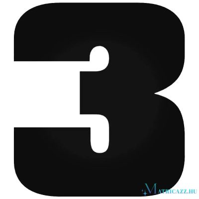 3-as szám "1" matrica