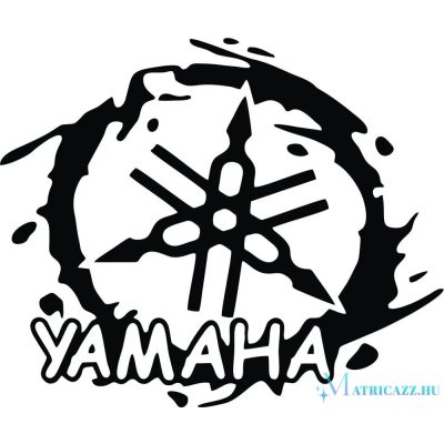 Díszes Yamaha embléma matrica