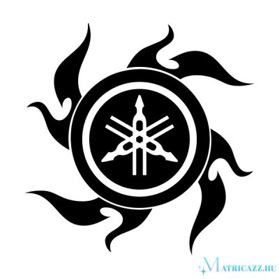 Yamaha lángok matrica