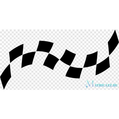 Versenyzászló tuning matrica (30x50 cm)