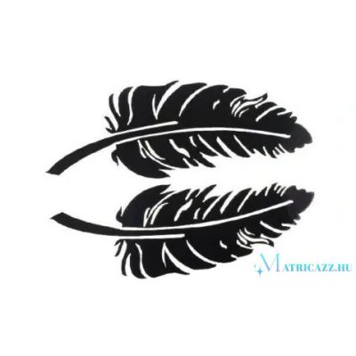 Madártoll visszapillantó tükör matrica (2 db)