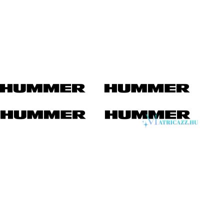 Hummer felni matrica (4 db)
