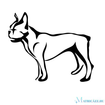 Francia bulldog matrica 20