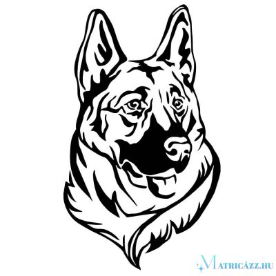 Németjuhász matrica 18