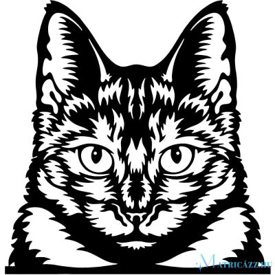 Díszes macska matrica 3