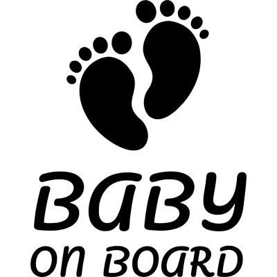 Baba on board matrica