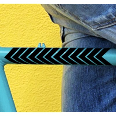 Bicikli matrica vonalas dísz