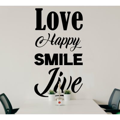 Love Happy Smile Live falmatrica