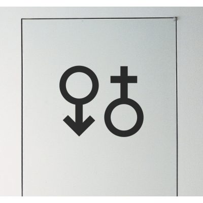 Férfi női piktogram matrica