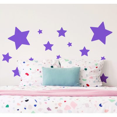 Csillagos szett falmatrica gyerekszobába 10 db