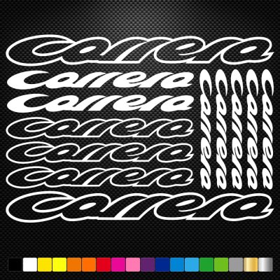 Díszes Carrera Bicikli matrica szett