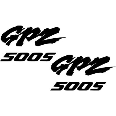 Kawasaki GPZ500S matrica szett