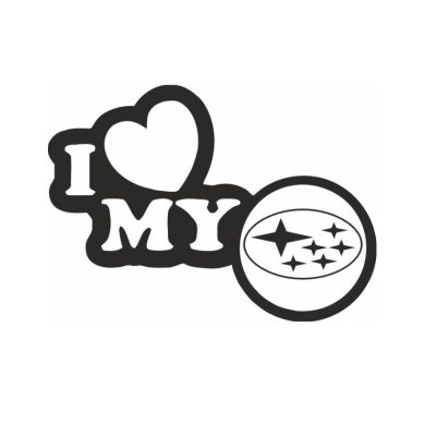 I Love Subaru matrica