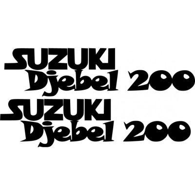 Suzuki Djebel 200 matrica szett