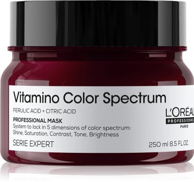 Loreal Serie Expert Vitamino C Spectrum színvédő maszk festett hajra, 250 ml