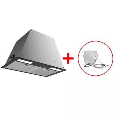 CATA - Páraelszívó GT-PLUS 45 BK/M Fekete motor nélkül + SEM1T850 külső motor 