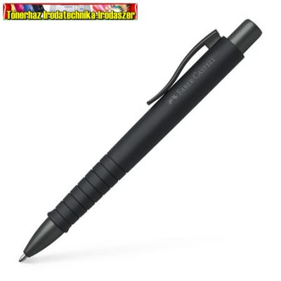 Faber-Castell Poly Ball Urban golyóstoll 0,7 mm, nyomógombos, fekete tolltest