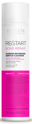 Revlon Restart Bond Repair Gentle Cleanser hajerősítő micellás sampon sérült hajra, 250 ml