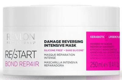 Revlon Restart Bond Repair Intensive hajerősítő pakolás sérült hajra, 250 ml
