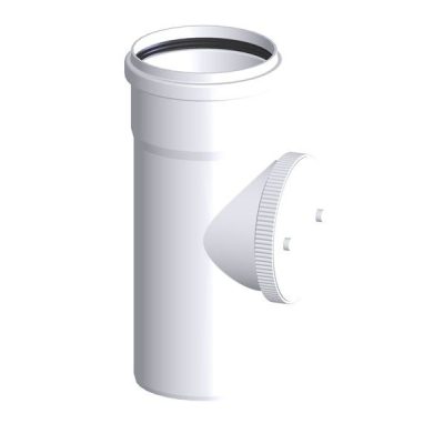 Tricox ellenőrző idom kondenzációs gázkéményhez PP 80