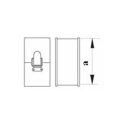 Tricox alumínium bilincs 100 mm kondenzációs gázkéményhez