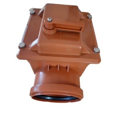 Visszacsapó szelep NA125 lefolyó rendszerhez PESTAN, zárható kivitel (szennyvízhez, esővízhez)