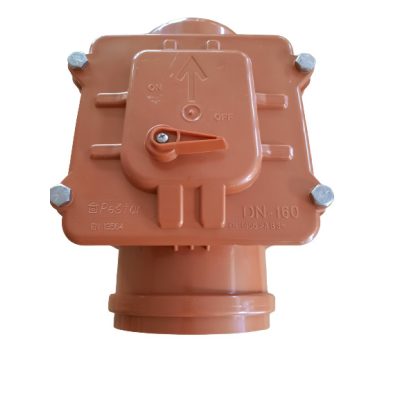 Visszacsapó szelep NA160 lefolyó rendszerhez PESTAN, zárható kivitel (szennyvízhez és esővízhez)