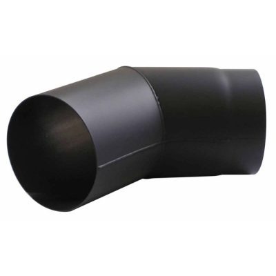 Acél füstcső könyök DN150/45° vastagfalú