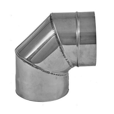 Saválló könyök idom DN200/90° vegyes tüzeléshez PRÉMIUM