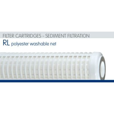 Vízszűrő betét, mosható, 10" 50 micron, ATLAS 10" vízszűrő házhoz