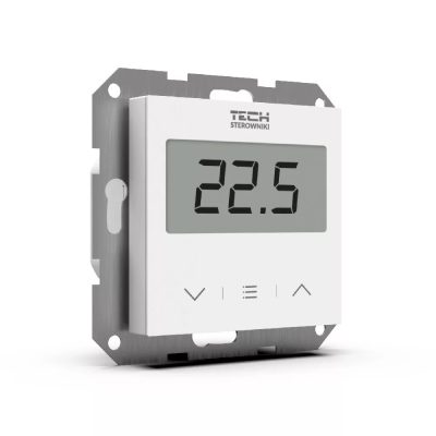 Vezeték nélküli szobatermosztát páratartalom érzékelővel Tech EU-F-8z (aljzatba, keretes rendszerű)