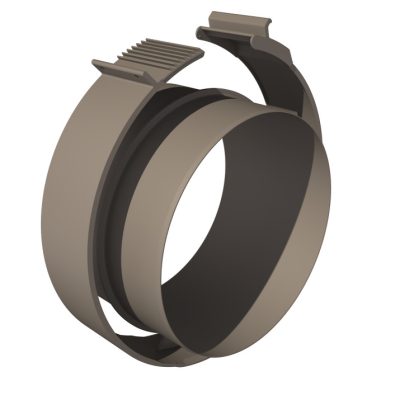 Csőkapocs szigetelt légtechnikai csőhöz DN125