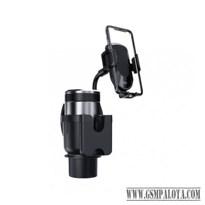 XO C140 autós tartó pohártartóval, Fekete