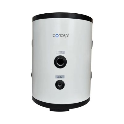 CONCEPT Inox 40 literes puffertároló csőkígyó nélkül, párazárt PUR szigeteléssel