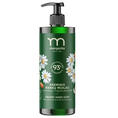 Margarita krémes folyékony szappan kamilla- és mandulakivonattal, 400 ml