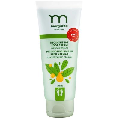 Margarita dezodoráló lábkrém teafaolajjal, 75 ml