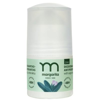 Margarita 2 az 1-ben dezodor zsályakivonattal, 50 ml