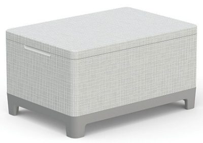 Keter SCANDI BOX kerti asztal tárolóval – Ash Grey / Storm Grey
