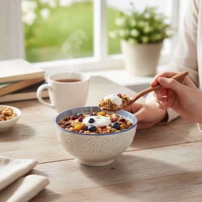 FRESCO tálka ø 13 cm, 0,45 literes, Mikado, porcelán